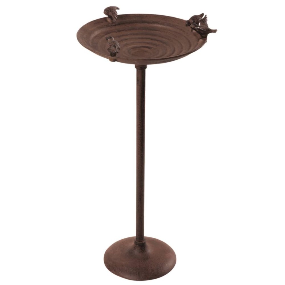 Esschert Design Birdbath On Pole Cast Iron