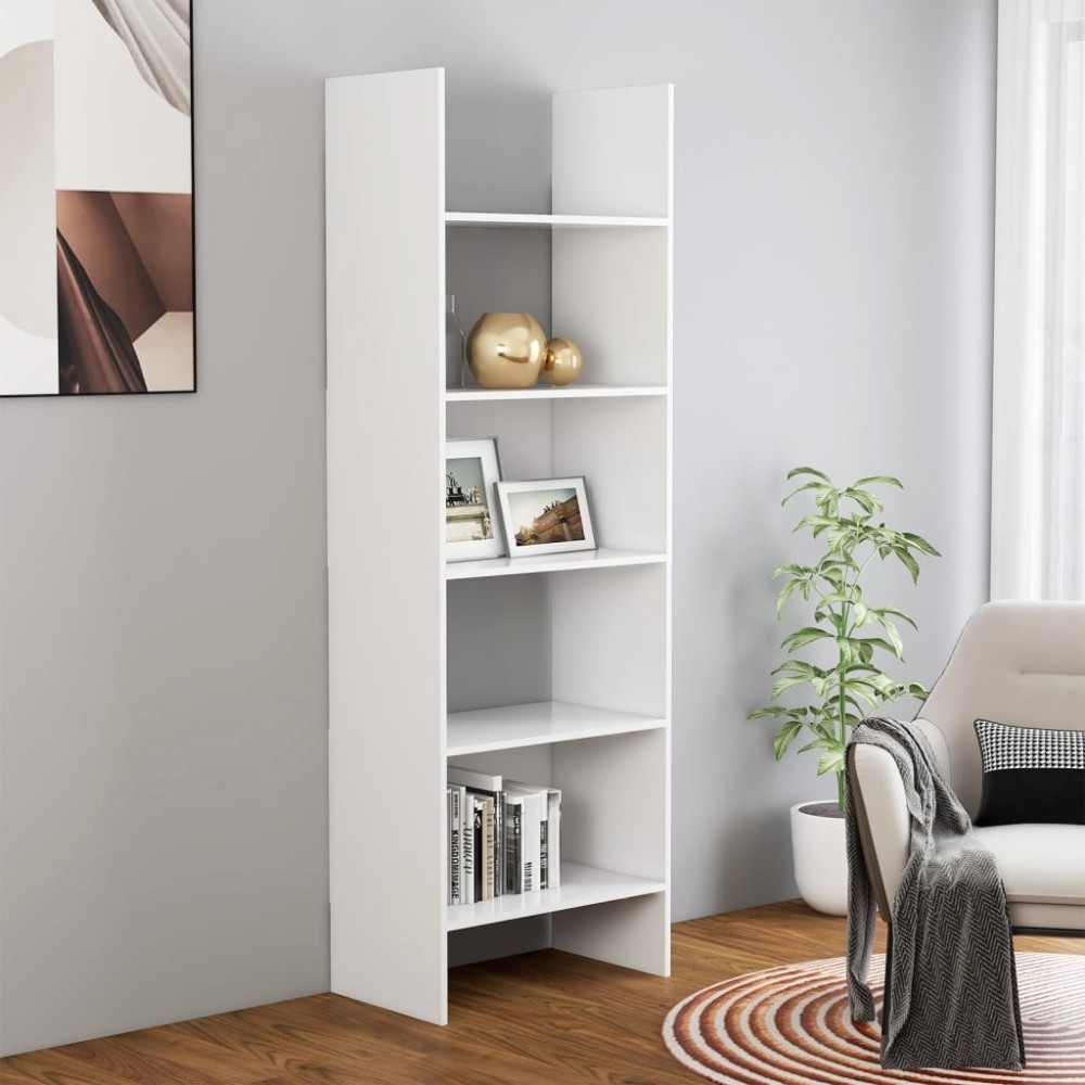 Book Cabinet Grey 60x35x180 cm Engineered Wood