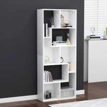 Book Cabinet Smoked Oak 67x24x161 cm Engineered Wood