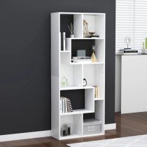 Book Cabinet Smoked Oak 67x24x161 cm Engineered Wood