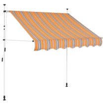 Manual Retractable Awning 100 cm Cream