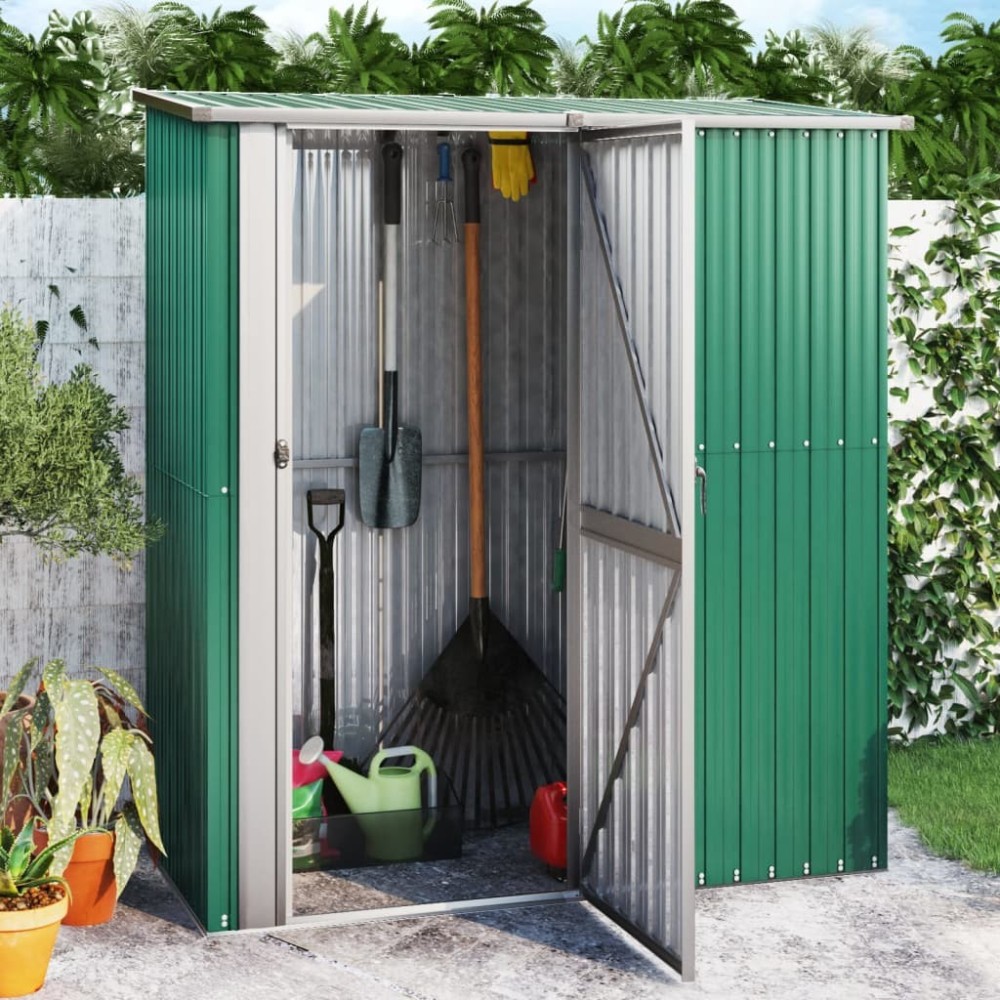 Garden Shed Anthracite 180.5x97x209.5 cm Galvanised Steel