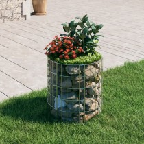 Circular Gabion Pole Galvanised Steel  30x200 cm