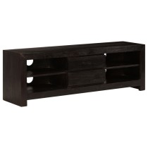 TV-Schrank Akazienholz Massiv 120 x 30 x 40 cm Hellbraun
