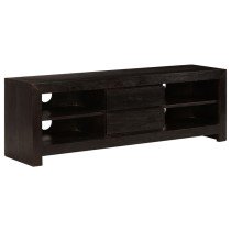 TV Cabinet Solid Acacia Wood 120x30x40 cm Light Brown