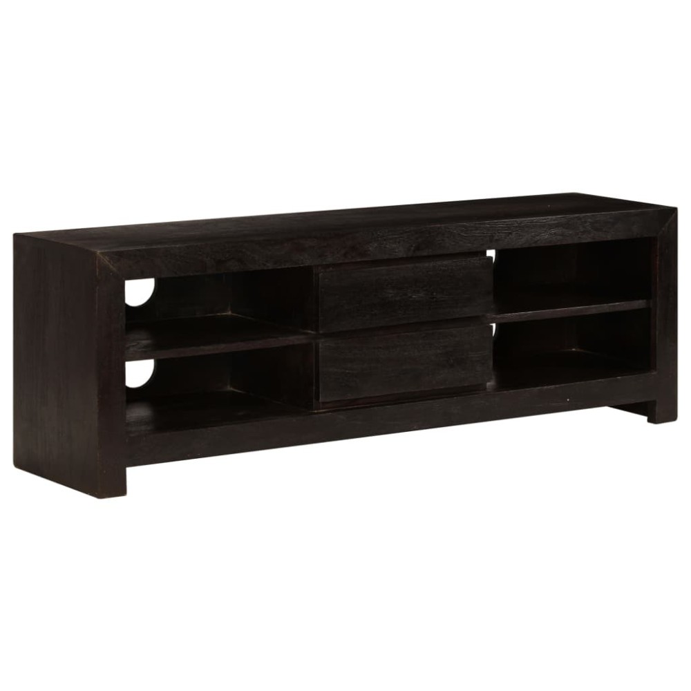 TV-Schrank Akazienholz Massiv 120 x 30 x 40 cm Hellbraun