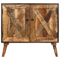 Sideboard Solid Mango Wood 85x30x75 cm