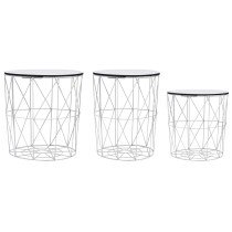 Coffee Tables 3 pcs Copper