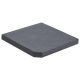 Umbrella Weight Plate Black Granite Square 25 kg