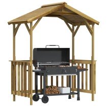 Grillpavillon Kiefernholz Imprägniert 163,5x93x210 cm