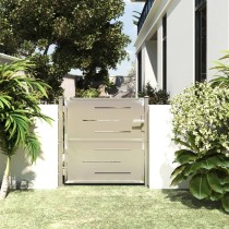 Garden Gate 100x150 cm Stainless Steel