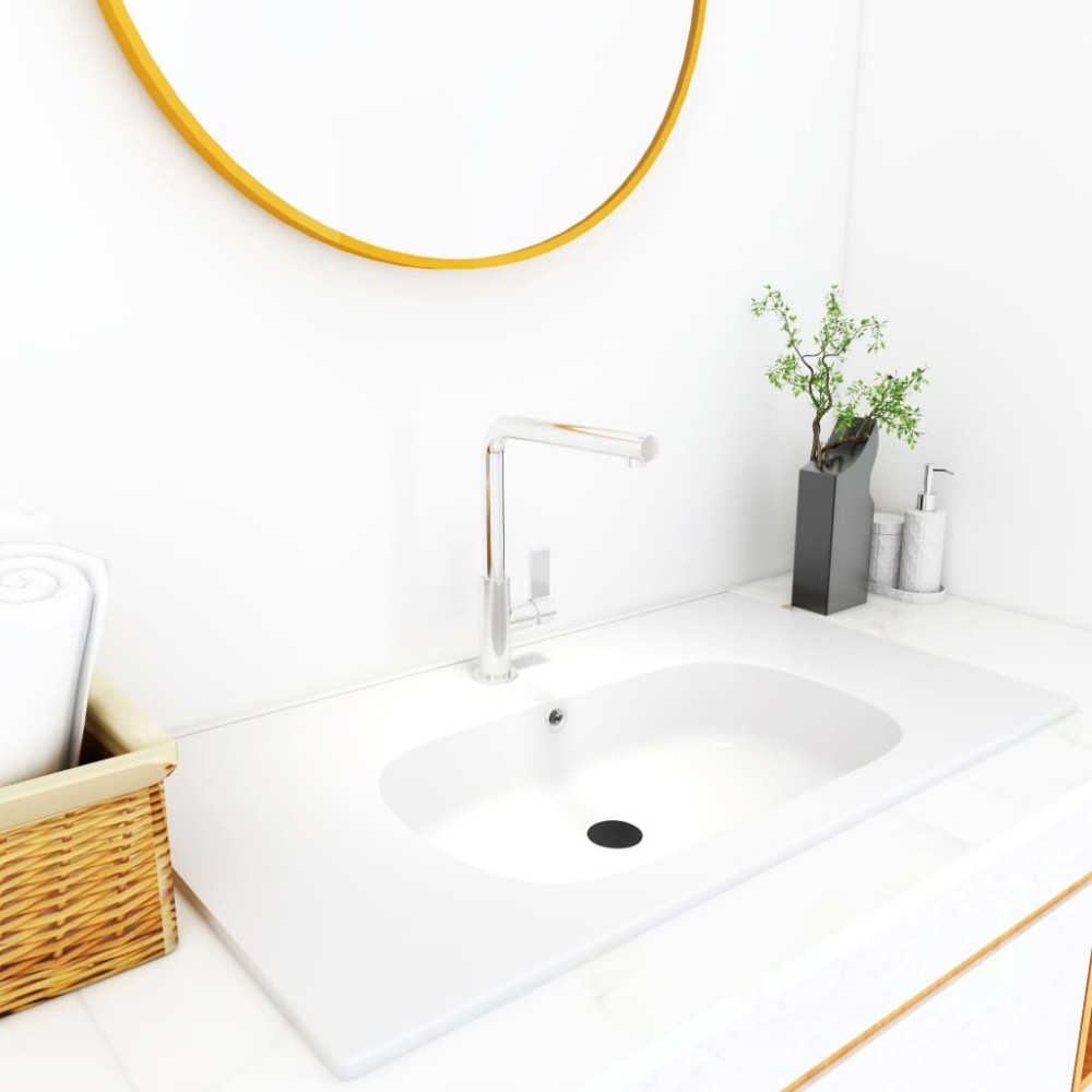 Built-in Wash Basin 605x460x105 mm SMC White