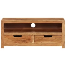 TV Cabinet 88x35x40 cm Solid Wood Acacia