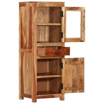 Highboard 40x34x110 cm Solid Wood Sheesham