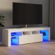 TV-Schrank mit LED-Beleuchtung Grau 140x36,5x40 cm