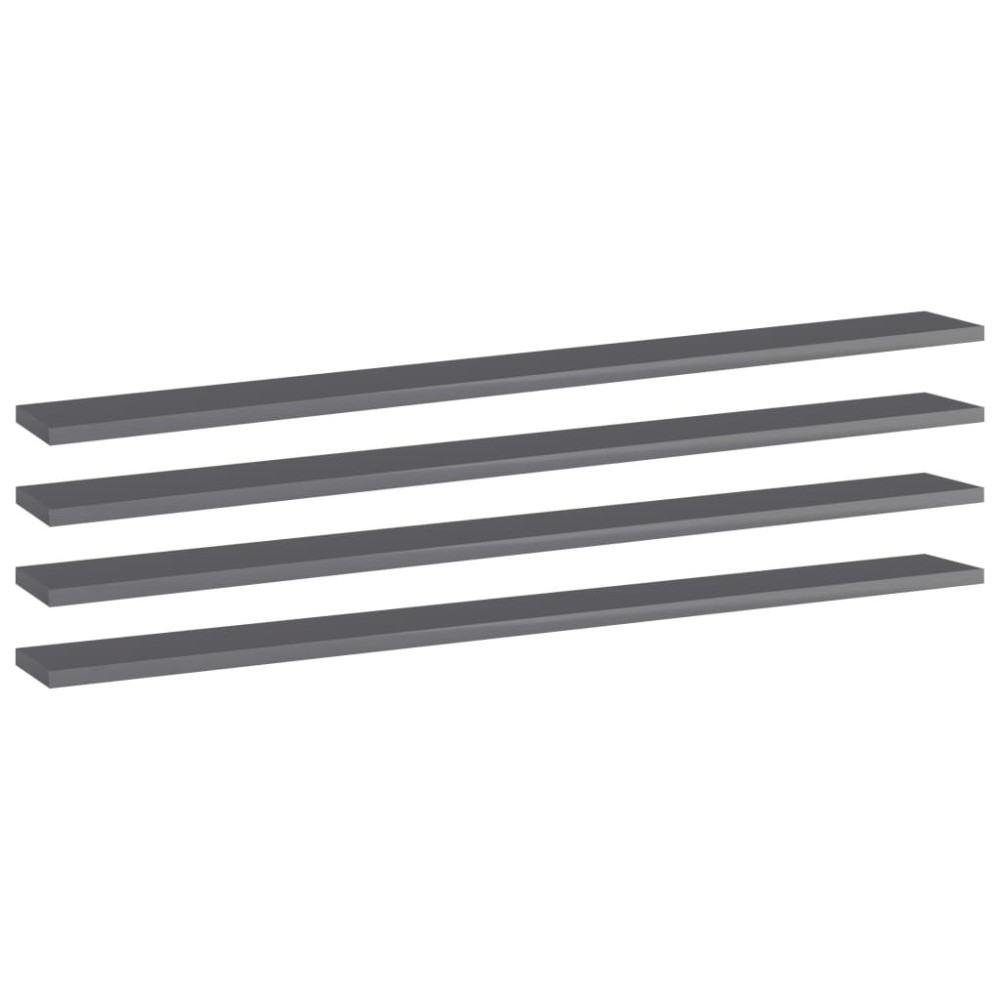 Bookshelf Boards 8 pcs Concrete Grey 60x50x1.5 cm Engineered Wood