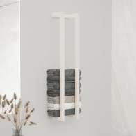Towel Rack White 23x18x110...