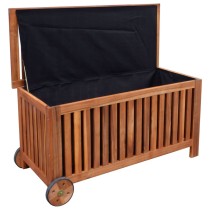 Garten-Aufbewahrungsbox 118x52x58 cm Holz