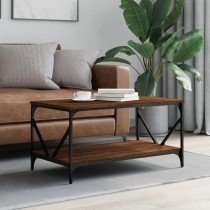 Couchtisch Braun Eichen-Optik 90x50x45 cm Holzwerkstoff