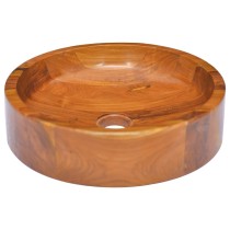 Basin Solid Teak Wood ?40x10 cm