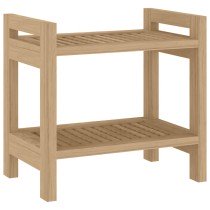 Badezimmer-Beistelltisch 45x30x45 cm Massivholz Teak