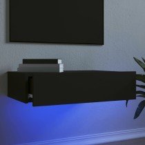 TV-Schränke mit LED-Leuchten 2 Stk. Räuchereiche 60x35x15,5 cm