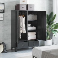 Wardrobe Industrial Black...