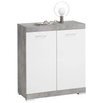 FMD Dresser with 2 Doors 80x34.9x89.9 cm Grey and Old Style