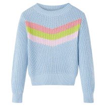 Kinderpullover Gestrickt Blau 92
