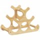 Wine Rack for 6 Bottles 35x18x25.5 cm Bamboo