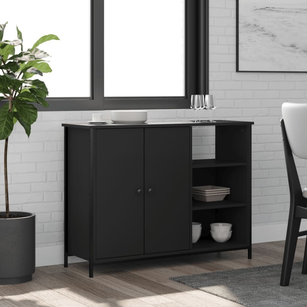Sideboard Grey Sonoma 100x33x75 cm Engineered Wood
