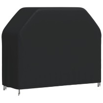 Grillabdeckung 140x58x106 cm Schwarz 420D Oxford