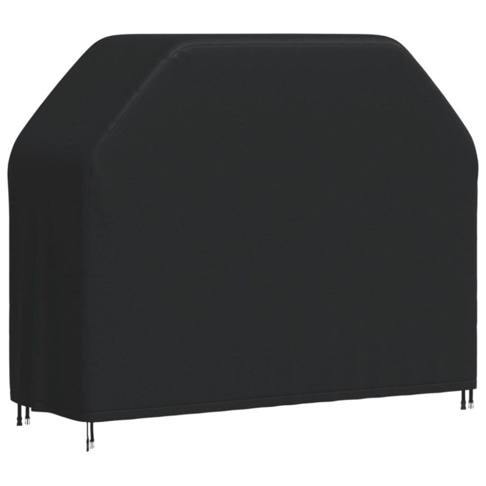 BBQ Cover 162x61x122 cm Black 420D Oxford