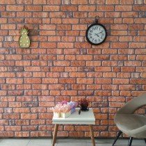 3D Wall Panels with Light Grey Brick Design 10 pcs EPS