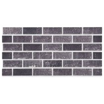 3D-Wandpaneele 10 Stk. Dunkelbraun & Grau Backstein-Optik EPS