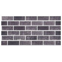 3D Wall Panels with Light Grey Brick Design 10 pcs EPS