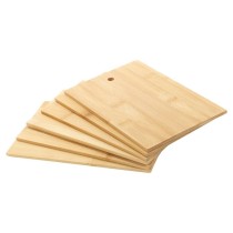 Excellent Houseware 7 Piece Chopping Board Set with Stand Bamboo