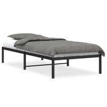 Metal Bed Frame White 193x203 cm