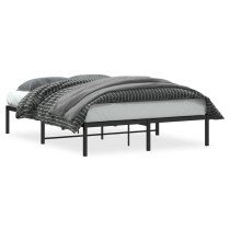 Metal Bed Frame White 193x203 cm