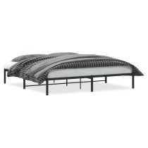 Metal Bed Frame White 193x203 cm