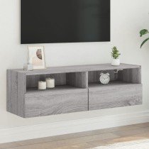 TV Wall Cabinet Grey Sonoma 100x30x30 cm Engineered Wood