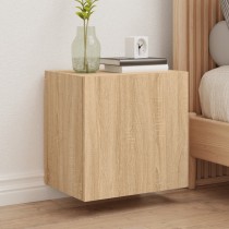 TV Wall Cabinets 2 pcs Sonoma Oak 40.5x30x40 cm Engineered Wood