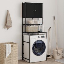 Washing Machine Cabinet Brown Oak 68x48.5x194 cm