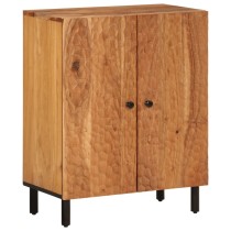 Side Cabinet 60x33x75 cm Solid Wood Acacia