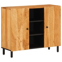 Beistellschrank 90x33x75 cm Massivholz Akazie