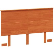 Headboard Wax Brown 120 cm Solid Wood Pine