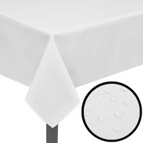 Tablecloths 5 pcs Cream 190x130 cm