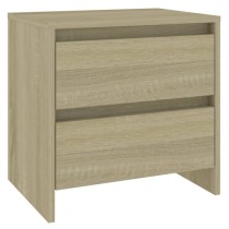 Bedside Cabinets 2 pcs Brown Oak 45x34.5x44.5 cm Engineered Wood