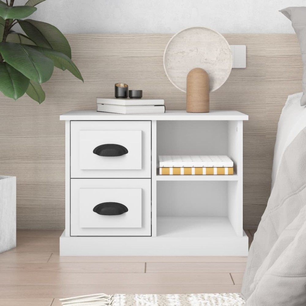 Bedside Cabinet Brown Oak 60x35.5x45 cm
