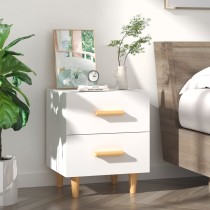 Bed Cabinet Smoked Oak 40x35x47.5 cm